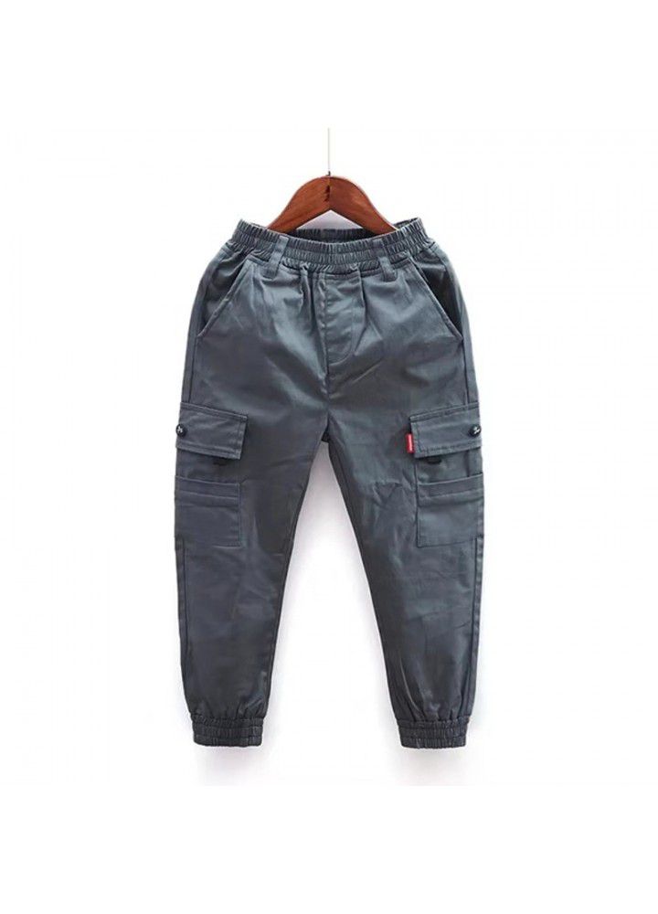 Men's pants 2021 new spring and autumn casual pants wholesale of children's legged pants manufacturers 