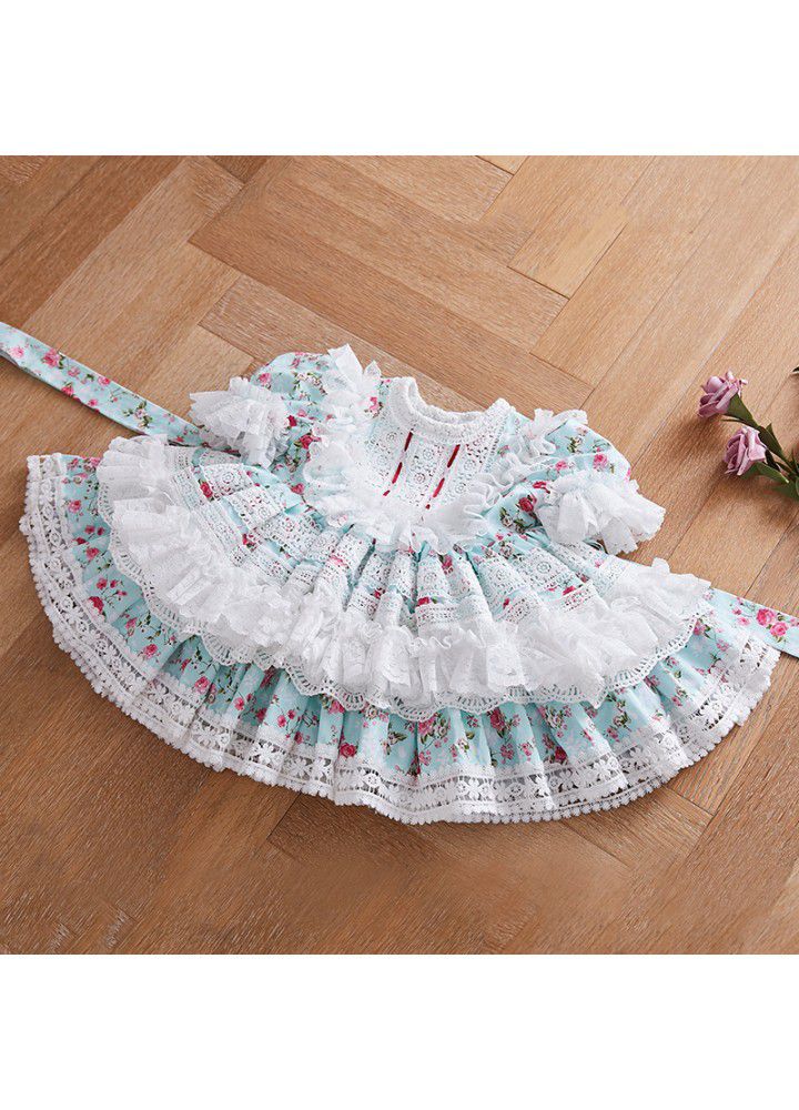 [factory] European and American children's skirt 2021 summer new girl's dress pengpeng gauze skirt custom children's princess skirt children's skirt