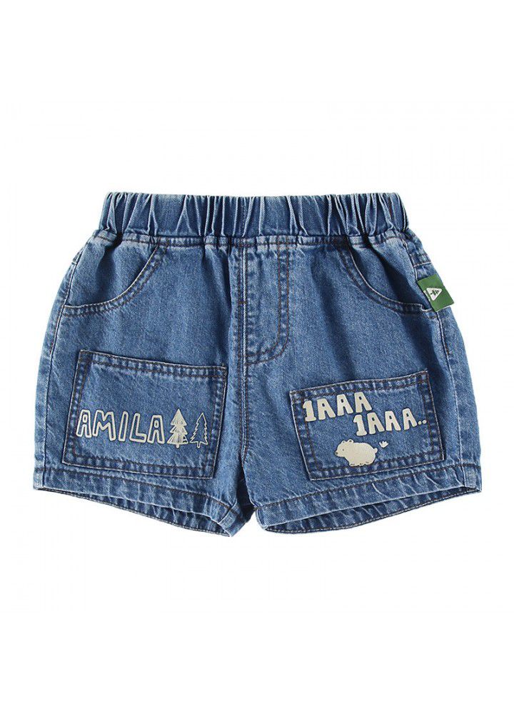 Amila children's wear boys' Summer Shorts casual foreign style children's jeans 