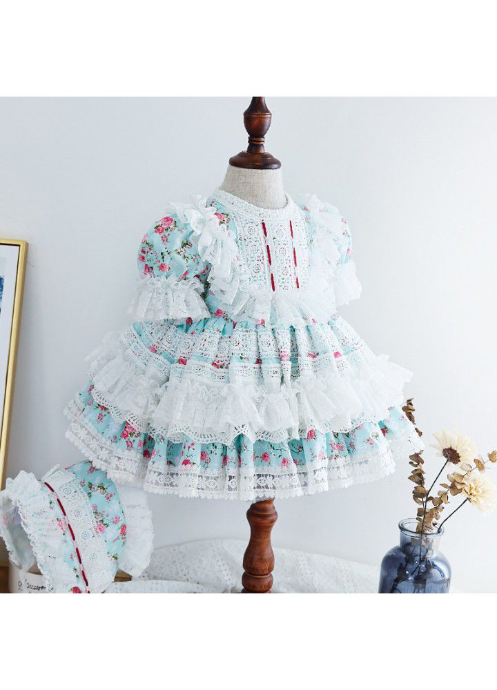 [factory] European and American children's skirt 2021 summer new girl's dress pengpeng gauze skirt custom children's princess skirt children's skirt