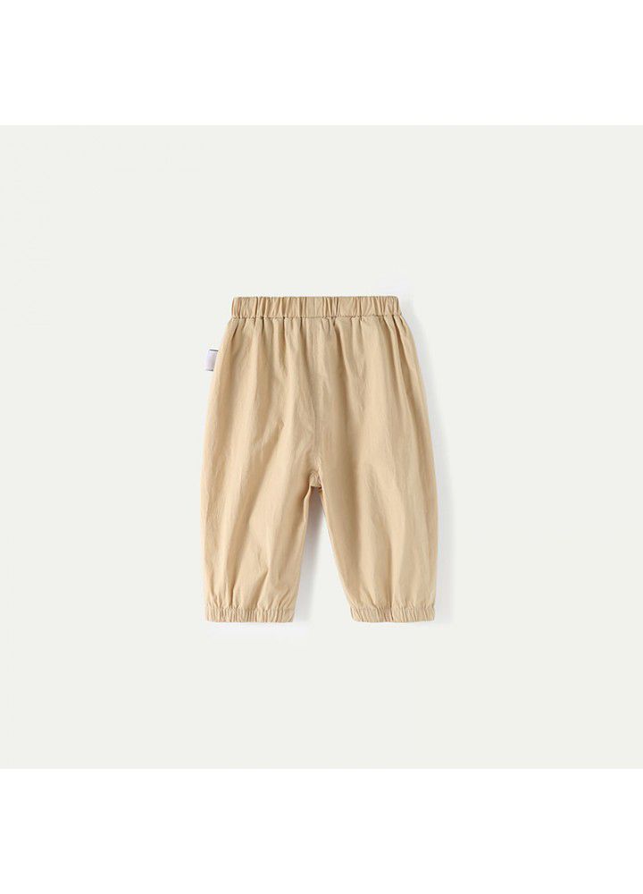 Amila children's casual pants summer 2021 new children's loose fitting summer pants for boys 