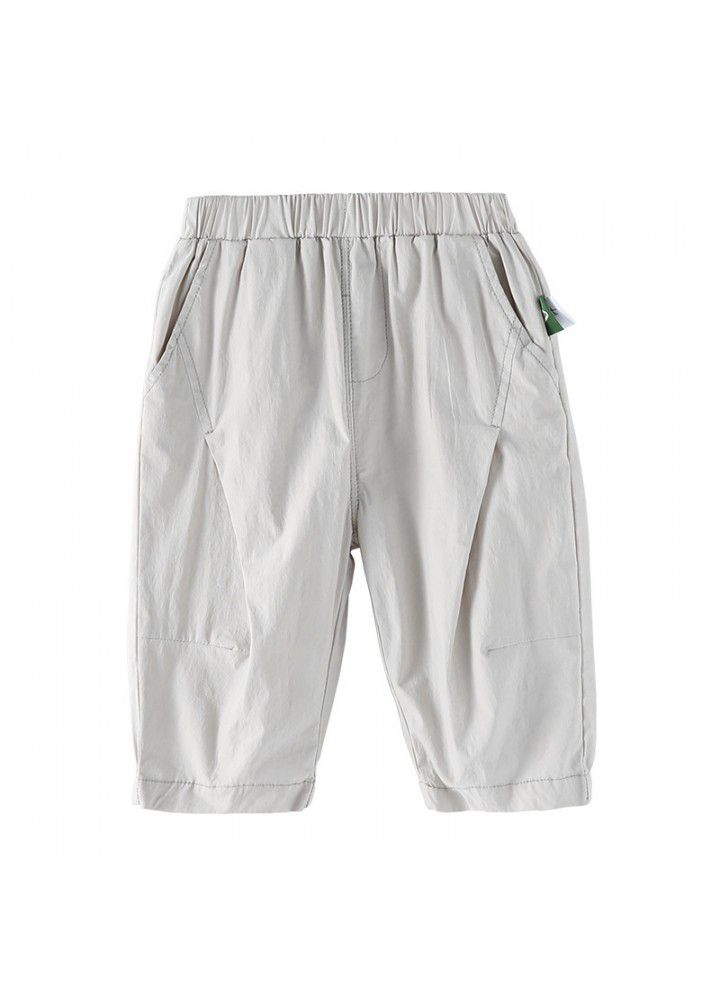 Amila children's casual pants summer 2021 new children's loose fitting summer pants for boys 