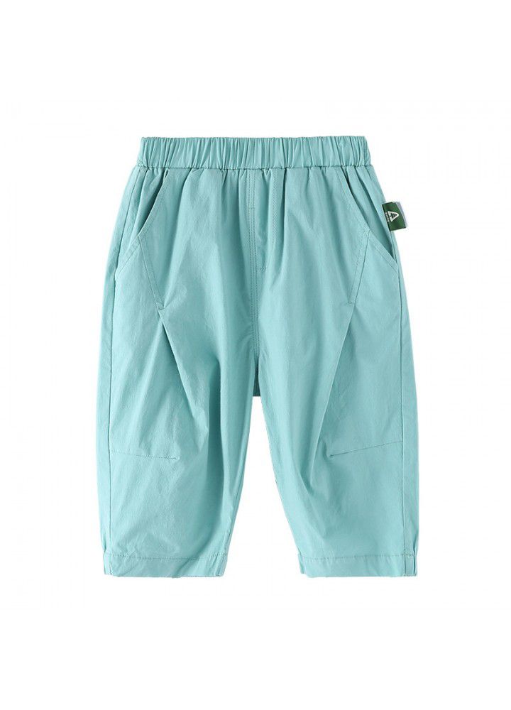Amila children's casual pants summer 2021 new children's loose fitting summer pants for boys 