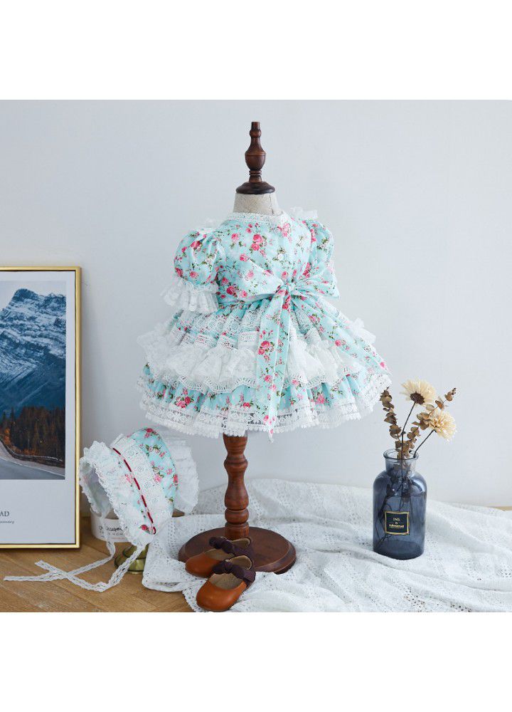 [factory] European and American children's skirt 2021 summer new girl's dress pengpeng gauze skirt custom children's princess skirt children's skirt