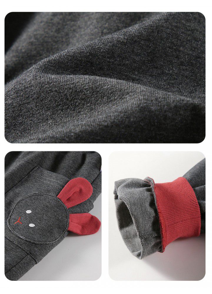Amila children's clothing 2021 new spring clothing baby girl sports casual pants girl trousers spring and autumn style 