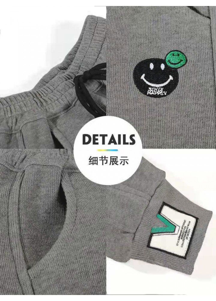 2021 spring and autumn boys' sports pants leisure style cartoon leisure men's Korean version spring new factory production 