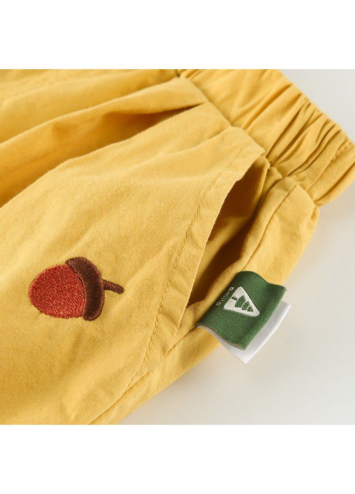Amila children's casual pants summer thin children's breathable mosquito repellent pants baby Leggings 