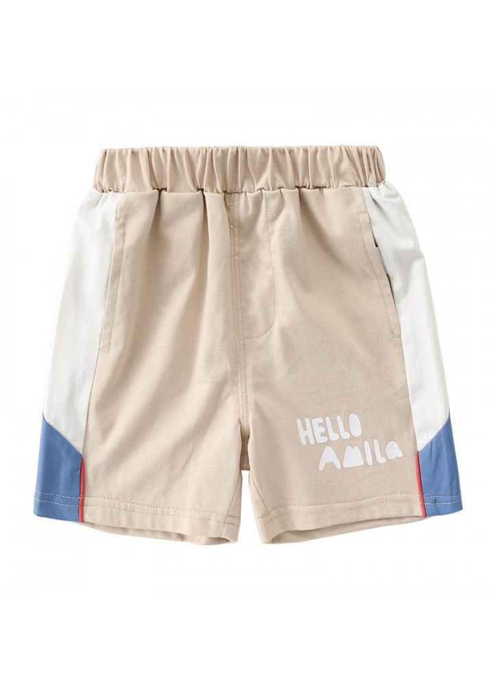 Amila children's wear boys' Sports Shorts summer 2021 new children's loose fitting boys' pants fashion 