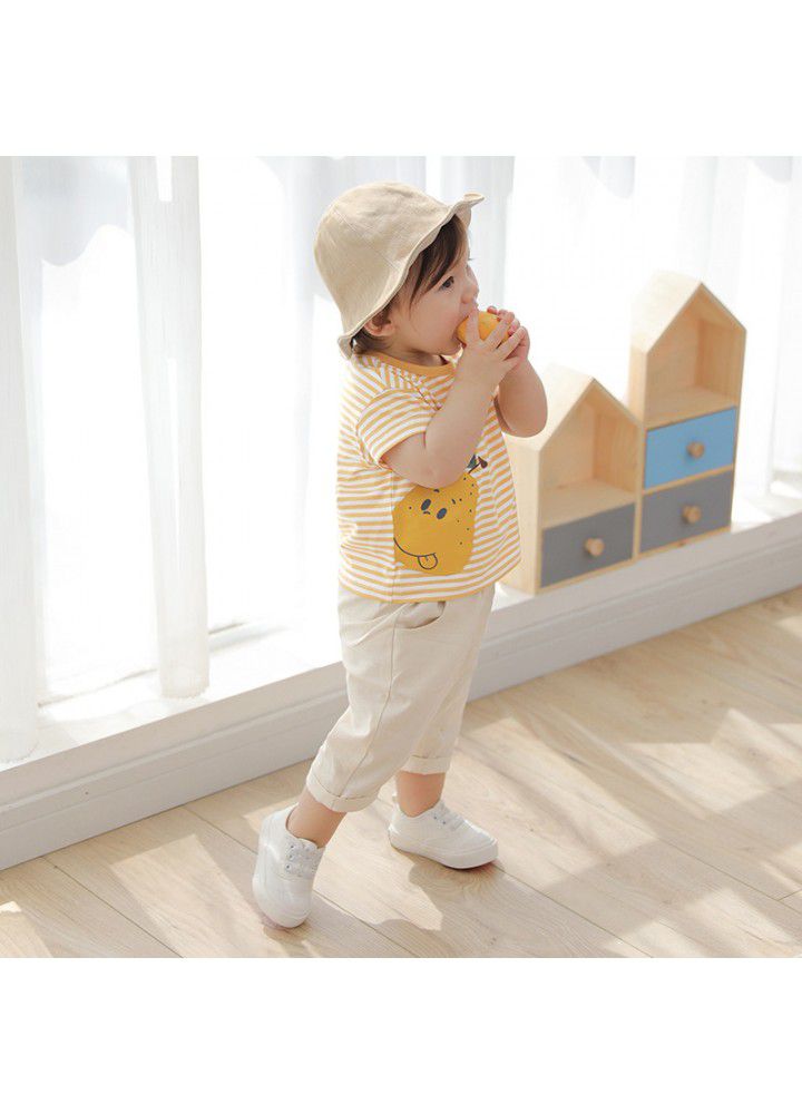 Amila girls' short sleeve suit 2021 new children's casual clothes 