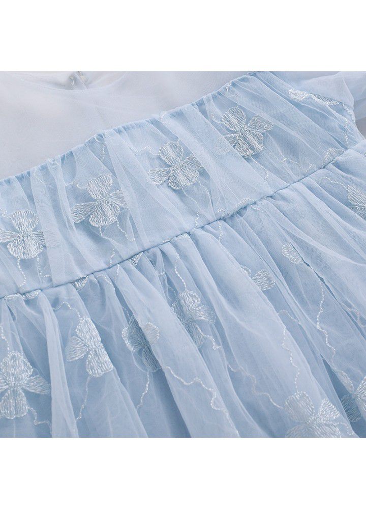 Girls' summer children's Jacquard Dress New Girls' princess skirt 