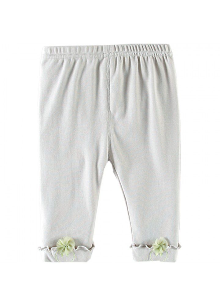 Amila girls' Leggings 2020 new children's wear children's light pants 1-3 year old girls' summer pants 0 