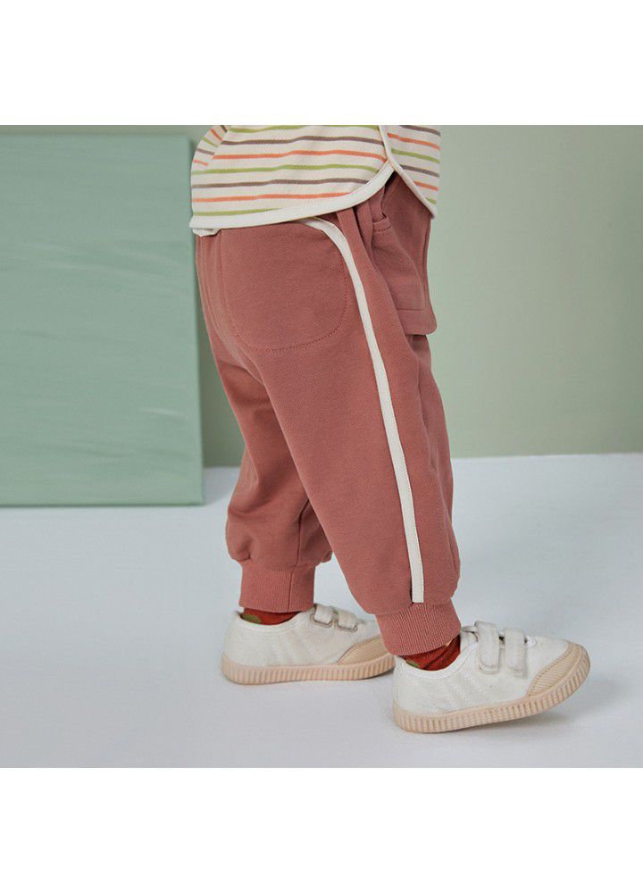 Amila children's casual pants spring and autumn baby sports pants new children's spring clothes 