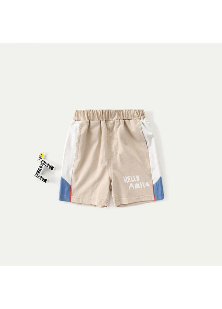 Amila children's wear boys' Sports Shorts summer 2021 new children's loose fitting boys' pants fashion 