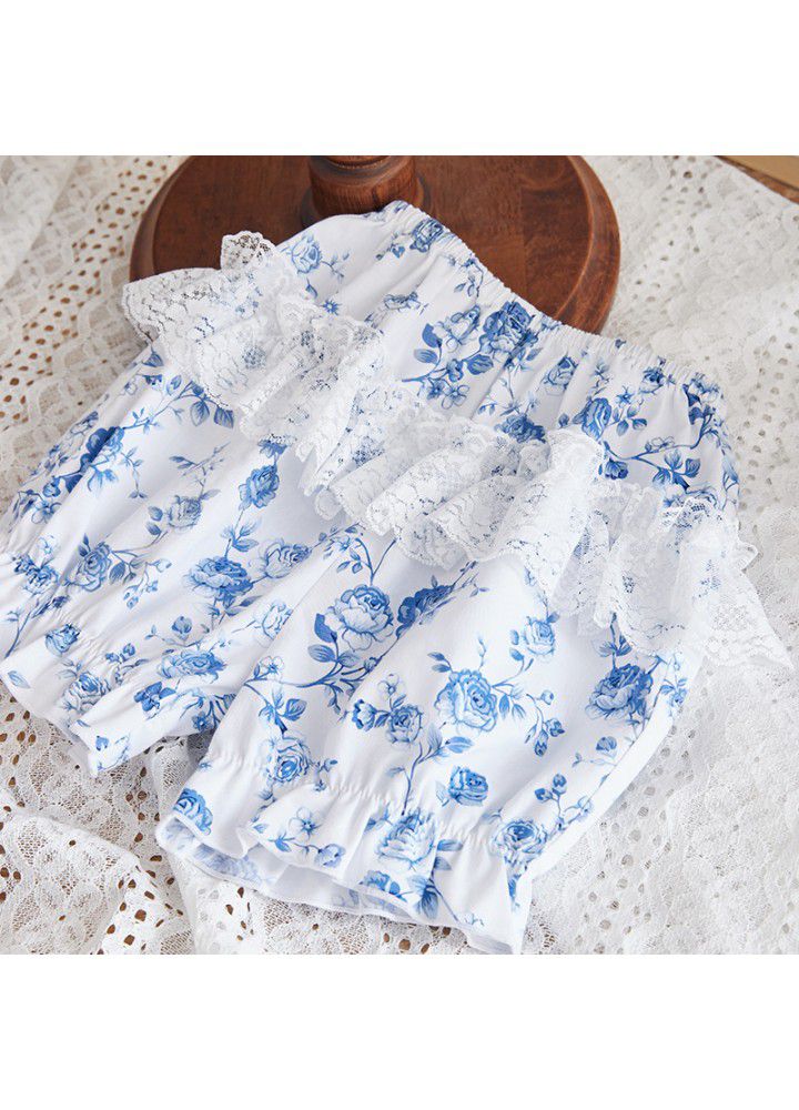 [factory] 2021 summer new Spanish children's dress European and American girl Lolita children's Princess Dress