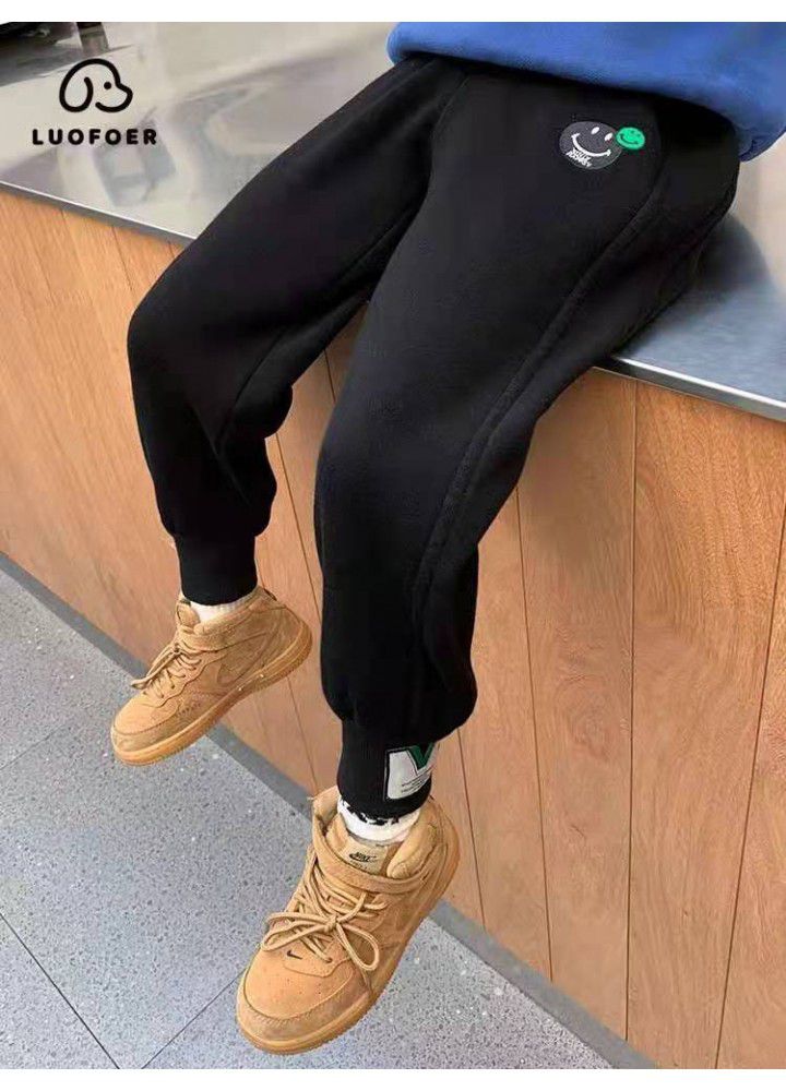 2021 spring and autumn boys' sports pants leisure style cartoon leisure men's Korean version spring new factory production 