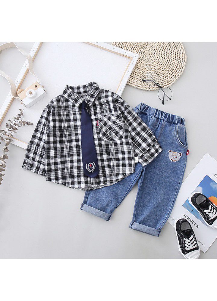 Children's wear boys' spring wear suit