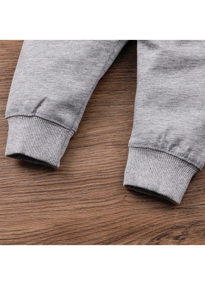 2021 autumn children's suit baby coat two piece baby children's suit baby going out clothing factory direct cross border