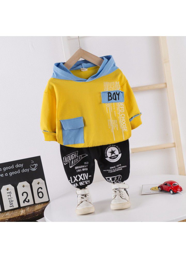 Postal children's clothing children's shirt set 20 new girls' Lapel casual pants boys' Jianlong top pants