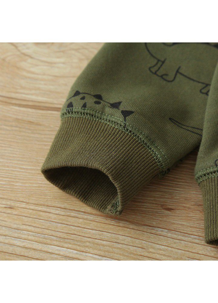 2021 NEW BOYS ZIPPER coat fashion casual boys' sweater cartoon hooded children's coat