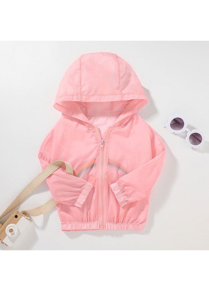 2021 new summer zipper coat for infants and young children