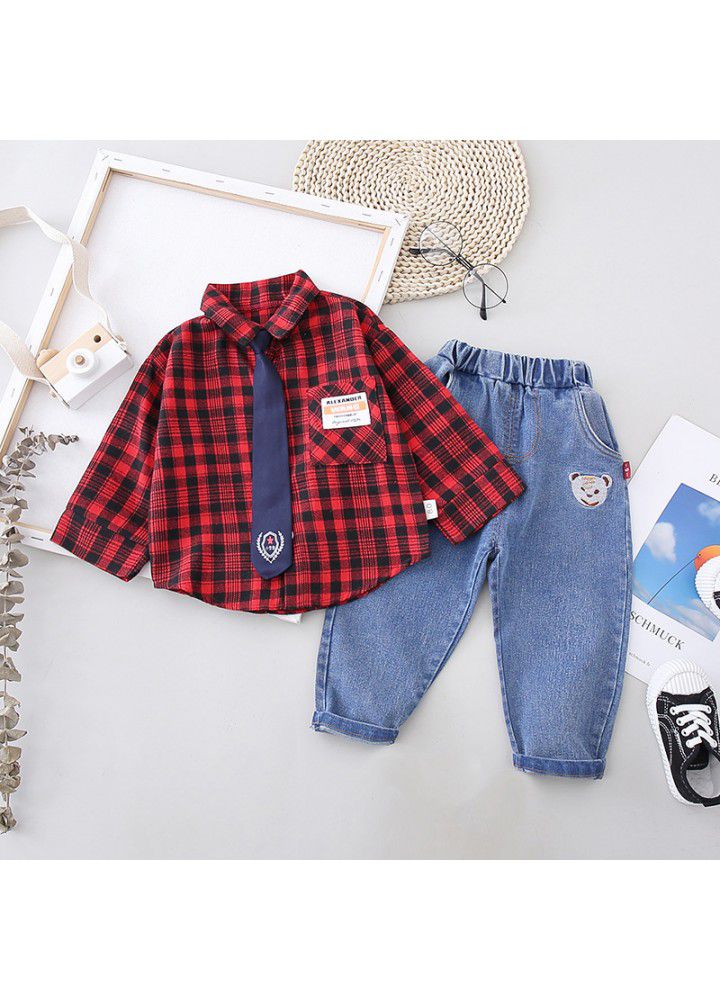 Children's wear boys' spring wear suit