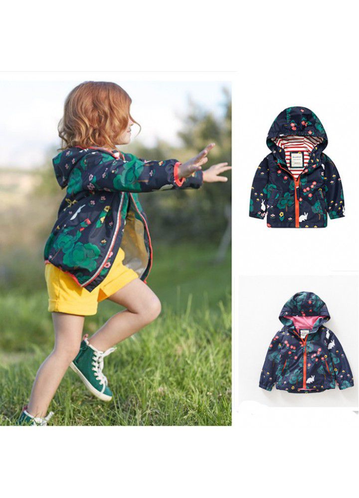 Children's Parka Jacket waterproof windproof fleece lining boys' and girls' autumn and winter clothes