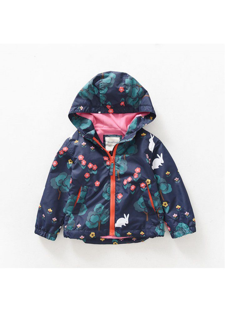 Children's Parka Jacket waterproof windproof fleece lining boys' and girls' autumn and winter clothes