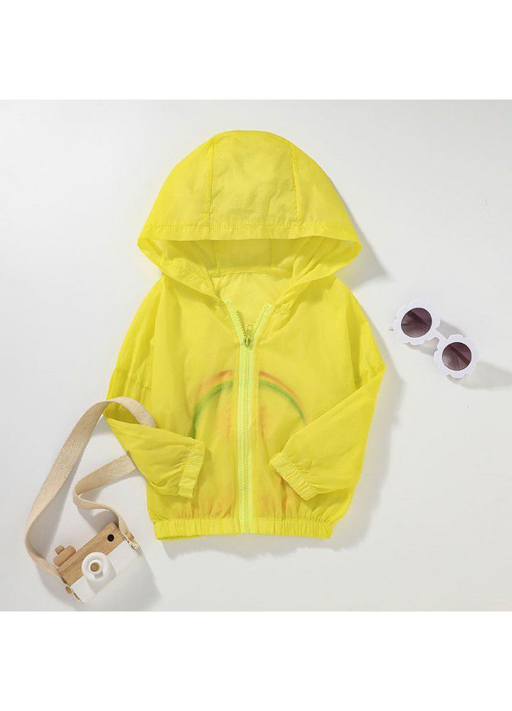 2021 new summer zipper coat for infants and young children