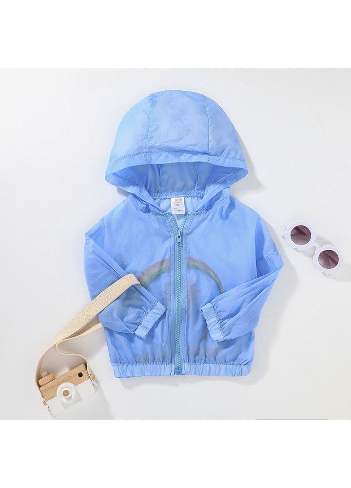 2021 new summer zipper coat for infants and young children