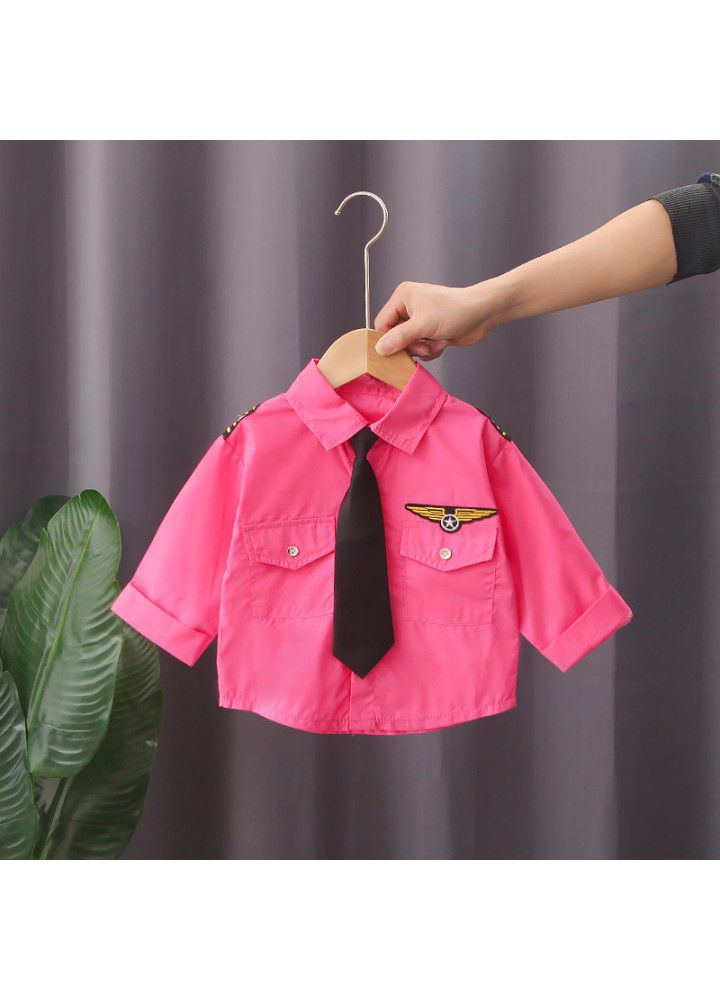 Boys' suit 2021 boys' spring children's clothes foreign style 2-year-old 3-year-old children's cool autumn clothes boys' new clothes